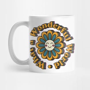 What a Wonderful World Flower Mug